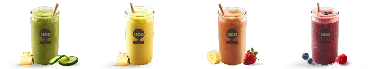 UGO Smoothies a šťávy z čerstvého ovoce a zeleniny