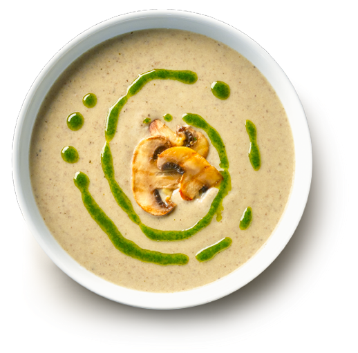 UGO polévky - Žampionový krém s modrým sýrem