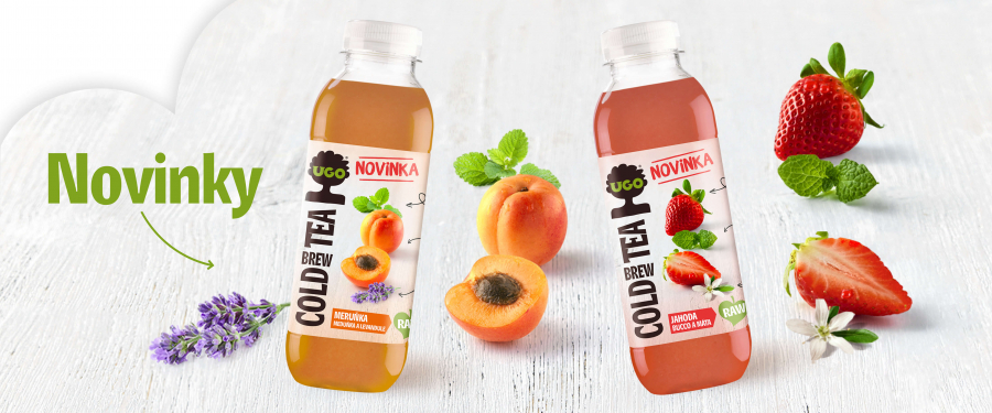 UGO Cold Brew Tea přin&aacute;&scaron;&iacute; osvěžen&iacute; pro hork&eacute; letn&iacute; dny! Jen bylinky, lahodn&eacute; jahody a meruňky.